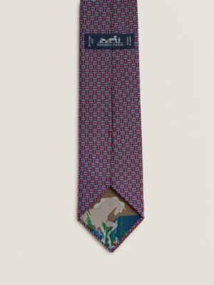 Corbata H Double Sens 7&nbsp;cm, Vista: Vista trasera, back, vista 3 de 3