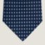 H Passant tie 7&nbsp;cm, marine/azur/blanc