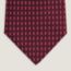 H Passant tie 7&nbsp;cm, bordeaux/rouge/blanc