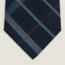 Tartan Place tie 7&nbsp;cm, marine/bleu/gris