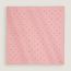 Carré 100 brodé Multicharms, rose