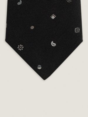 H Paisley tie 7&nbsp;cm