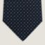 En Suspens tie, marine/azur/blanc