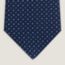 En Suspens tie, bleu moyen/azur/blanc
