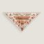 Champ de Courses a Chantilly triangle, blanc/terracotta/brique, We will notify you when this product is back in stock