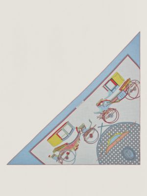 bleu ciel/gris chiné/corail