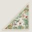 Equateur triangle, blanc/vert/multicolore