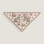 Les Leopards triangle, blanc/rouge H/terracotta