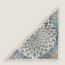 Plantes Officinales triangle, blanc/bleu jean/vert