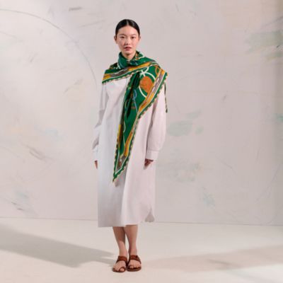 エルメス HERMES プチカレ VOYAGE AU NIGER ニジェールへの旅 スカーフ  