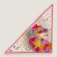 Robe Legere triangle, grenadine/blanc/fuchsia