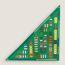 Brides a Bloc triangle, vert vif/orange/multicolore