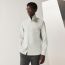 Sporty fit shirt with mock neck collar, brouillard, no stock