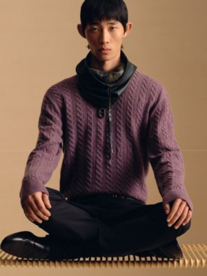 マフラー 《完璧なコース》, イメージ: 着用例, worn, ビュー3の3