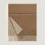 Recto-Verso scarf, marron glacé/craie