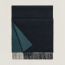 Recto-Verso scarf, bleu noir/bleu hussard