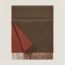 Recto-Verso scarf, étoupe/terracotta, no stock