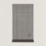Panama Rayee scarf, gris chaud/naturel, no stock