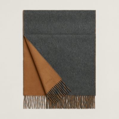 定価8万円三好良着HERMES 多 カシミヤマフラーH ECOSSAIS RECTO - 小物 