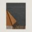 Cachecol Recto-Verso, camel/flanelle