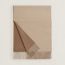 Recto-Verso scarf, marron glacé/craie