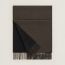 Recto-Verso scarf, noir/café