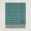 H Ecossais scarf, aqua/marine