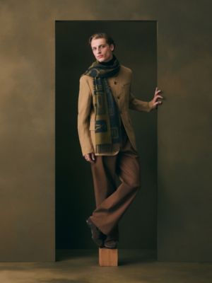 Echarpe Pochoirs Equestres, Vue: Vue portée, worn, vue 2 sur 5