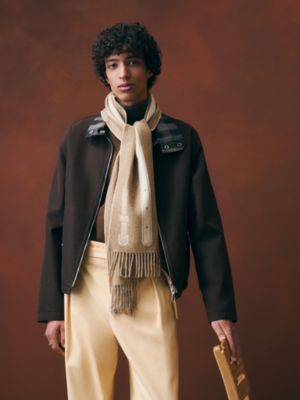 Sangles Equestres scarf, View: Worn, worn, view 3 of 6
