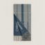 Sangles Equestres scarf, céruléen/gris chiné/gris clair