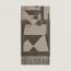 Camails Jacquard scarf, taupe/lin