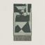 Camails Jacquard scarf, gris clair chiné/flanelle
