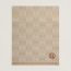 Echarpe H Jacquard, beige/écru