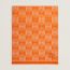 H Jacquard scarf, orange/écru, no stock