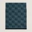 Echarpe H Jacquard, marine/bleu orage