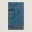 Etriers Elastiques scarf, bleu turquin