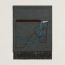 De Profil Brode scarf, flanelle/noir, no stock