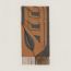 Echarpe Maillons TGM, camel/flanelle
