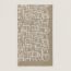 Echarpe Collection Equestre, gris tourterelle/blanc