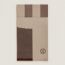 Cachecol Ikat 4H, naturel/marron/taupe