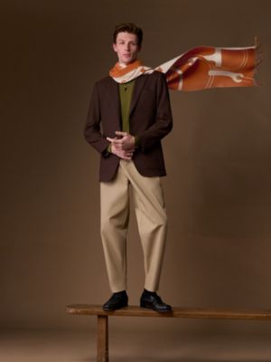 Metal Equestre scarf, View: Worn, worn, view 2 of 3