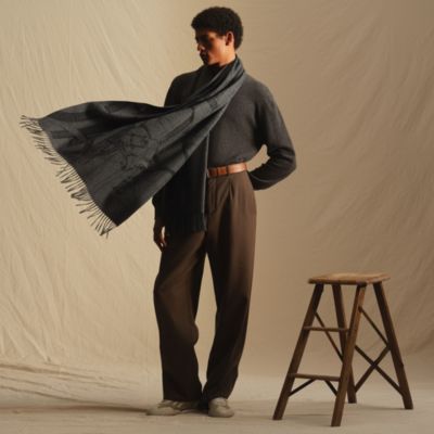 カシミヤマフラー 《マイヨン》 TGM - グレー | Hermès - エルメス  