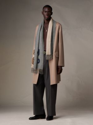 Recto-Verso Maillons Colores scarf, View: Worn, worn, view 3 of 5
