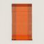 Soleil d'Hiver scarf, orange/blanc/bleu marine