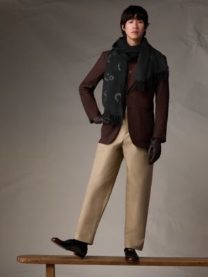 Patch Equestre scarf, View: Worn, worn, view 2 of 3