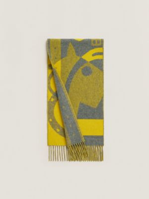 gris éléphant/jaune vif