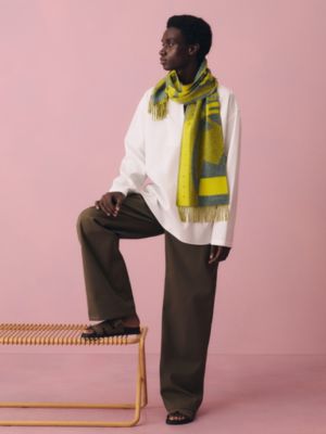 Ready Steady Go scarf, View: Worn, worn, view 2 of 3