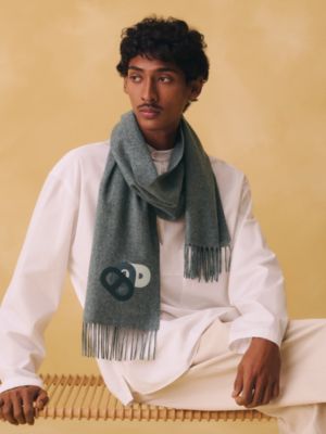 Panorama Chaine d'Ancre scarf, View: Worn, worn, view 2 of 3