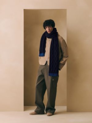 Maillons d'Hiver scarf, View: Worn, worn, view 2 of 3