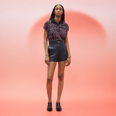 Hermes Grey Yoga Shorts